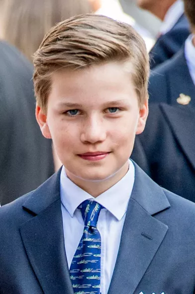 Le prince Gabriel de Belgique, le 21 juillet 2017