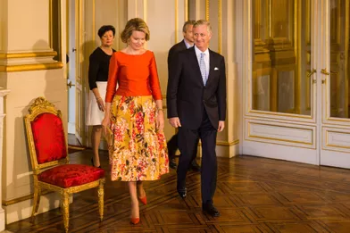 La Reine Mathilde A Fait Elle Aussi Sa Rentree 17
