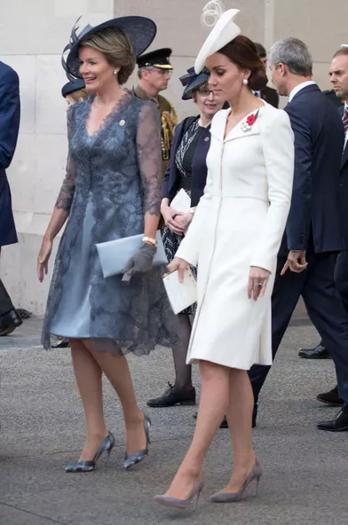 La reine des Belges Mathilde à Ypres, le 30 juillet 2017