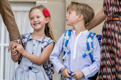 La princesse Josephine et le prince Vincent de Danemark à Copenhague, le 15 août 2017