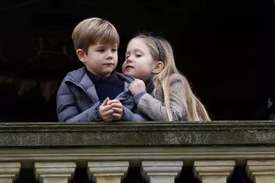 Le prince Vincent et la princesse Josephine de Danemark, le 5 novembre 2017