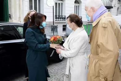 La princesse Marie de Danemark à Paris, le 26 novembre 2021