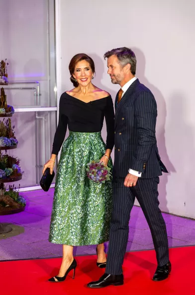 La princesse Mary et le prince héritier Frederik de Danemark à Vejle, le 25 septembre 2021