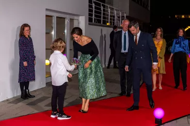 La princesse Mary et le prince héritier Frederik de Danemark à Vejle, le 25 septembre 2021
