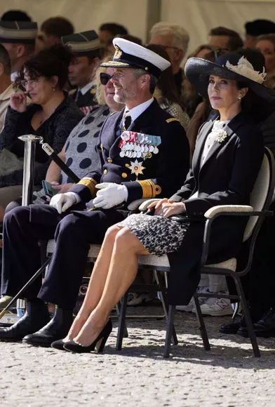 Le prince Frederik et la princesse Mary de Danemark à Copenhague, le 5 septembre 2021