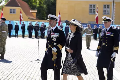 La princesse Mary et le prince Frederik de Danemark au Kastelletà Copenhague, le 5 septembre 2021