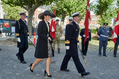 La princesse Mary et le prince héritier Frederik de Danemark à Copenhague, le 5 septembre 2021
