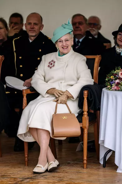 La reine Margrethe II de Danemark à Humlebæk, le 5 mai 2021