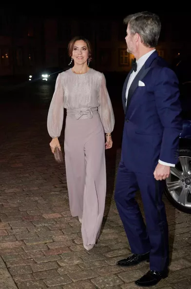 La princesse Mary et le prince héritier Frederik de Danemark à Fredensborg, le 26 octobre 2021