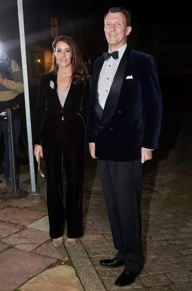 La princesse Marie et le prince Joachim de Danemark à Fredensborg, le 26 octobre 2021