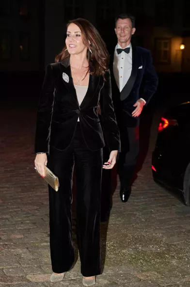 La princesse Marie et le prince Joachim de Danemark à Fredensborg, le 26 octobre 2021