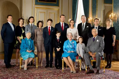 Photo officielle de la confirmation du prince Felix de Danemark, le 1er avril 2017