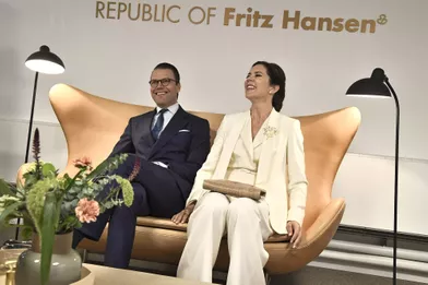 La princesse Mary de Danemark et le prince Daniel de Suède à Stockholm, le 29 mai 2017