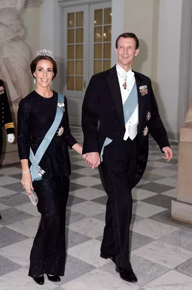 La princesse Marie et le prince Joachim de Danemark à Copenhague, le 24 octobre 2018