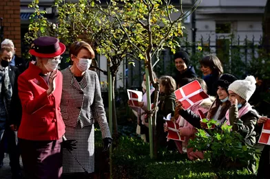 La reine Margrethe II de Danemarkà Berlin, le 11 novembre 2021