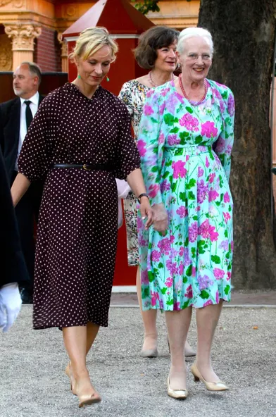 La reine Margrethe II de Danemark à Tivoli à Copenhague, le 19 juin 2021