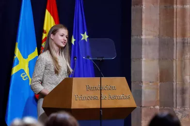 La princesse Leonor d'Espagne, le 16 octobre 2020