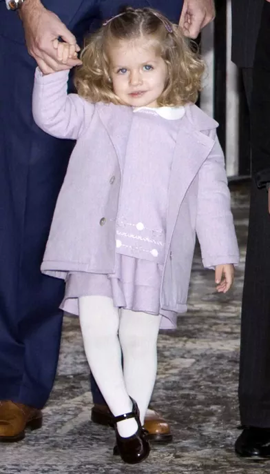 La princesse Leonor d'Espagne, le 23 mars 2008