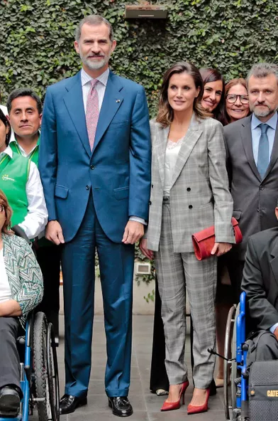 Le roi Felipe VI et la reine Letizia d'Espagne à Lima, le 13 novembre 2018