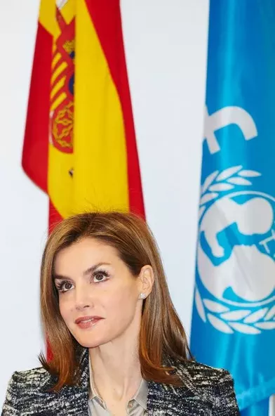 Letizia, une royale présidente pour les enfants du monde