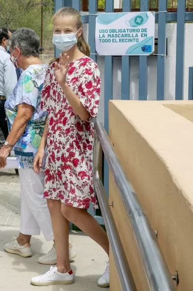 Le princesse Leonor d'Espagne à Palma de Majorque, le 11 août 2020
