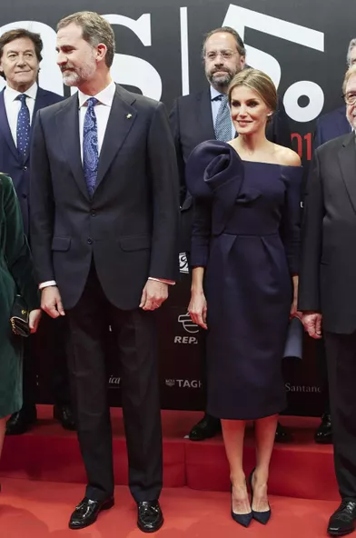 La reine Letizia d'Espagne, le 4 décembre 2017