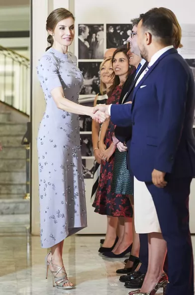 La reine Letizia d'Espagne, le 30 mai 2017