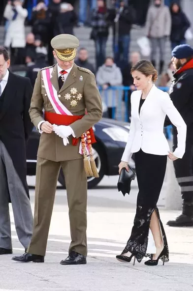 Une rentrée tout sourire pour la reine d’Espagne