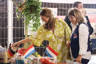 La princesse Stéphanie de Luxembourg, à Ettelbruck le 2 juillet 2021