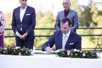 Le prince héritier Guillaume de Luxembourg à Luxembourg, le 8 septembre 2021