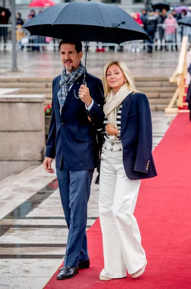 Le prince Pavlos et la princesse Marie-Chantal de Grèce à Oslo, le 10 mai 2017