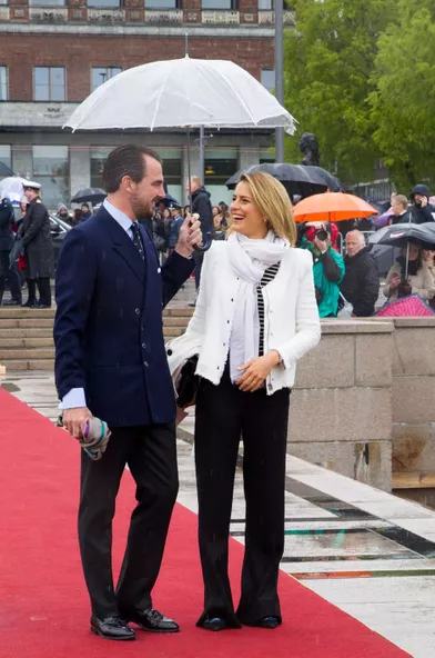 Le prince Nikolaos et la princesse Tatiana de Grèce à Oslo, le 10 mai 2017