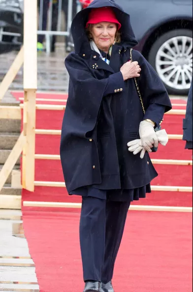 La reine Sonja de Norvège à Oslo, le 10 mai 2017