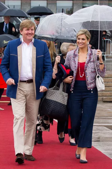 Le roi Willem-Alexander et la reine Maxima des Pays-Bas à Oslo, le 10 mai 2017