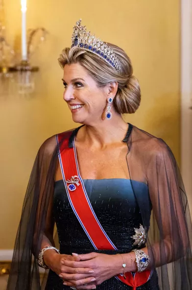 La reine Maxima des Pays-Bas à Oslo, le 9 novembre 2021