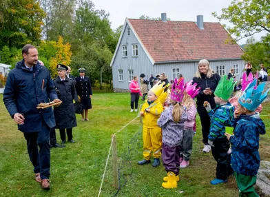 Le prince Haakon de Norvège en visite dans le comté de Viken, le 29 septembre 2021