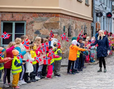 La princesse Mette-Marit de Norvège en visite dans le comté de Viken, le 30 septembre 2021