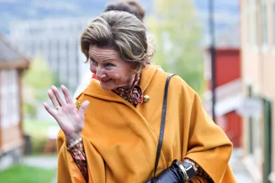 La reine Sonja de Norvège, le 25 septembre 2020 à Lillehammer