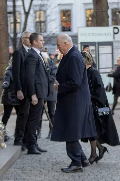 Le roi Harald V de Norvège, à Oslo le 3 janvier 2019