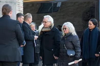 Marianne Behn et Olav Bjorshol, les parents d'Ari Behn, à Oslo le 3 janvier 2019 