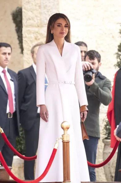 La reine Rania de Jordanie à Amman, le 2 mars 2020