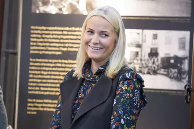 La princesse Mette-Marit de Norvège à Oslo, le 12 octobre 2017