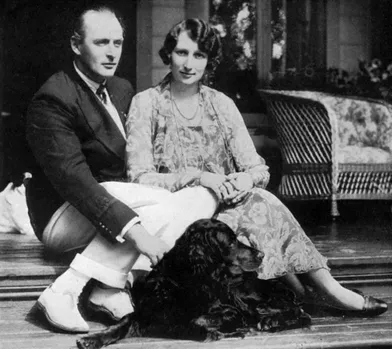 La princesse Märtha et le prince héritier Olav de Norvège, en 1930