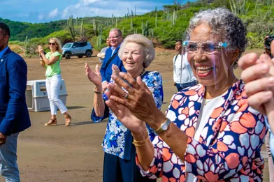 L'ex-reine Beatrix des Pays-Bas sur l'île de Curaçao, le 26 novembre 2021
