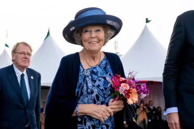 L'ex-reine Beatrix des Pays-Bas, le 26 octobre 2021àDordrecht