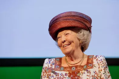 L'ex-reine Beatrix des Pays-Bas à Apeldoorn, le 12 octobre 2021
