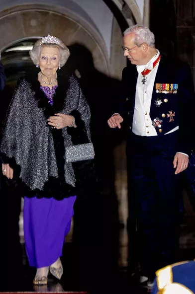 L'ex-reine Beatrix des Pays-Bas à Amsterdam, le 9 avril 2019