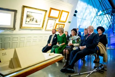 Les couples royaux néerlandais et norvégien à Oslo, le 9 novembre 2021