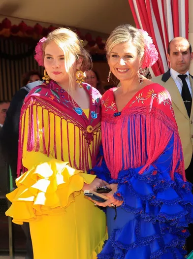 La princesse Catharina-Amalia et la reine Maxima des Pays-Bas à Séville, le 10 mai 2019