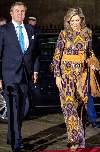 La reine Maxima et le roi Willem-Alexander des Pays-Bas à La Haye, le 22 novembre 2018